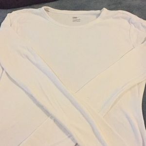 Gap super soft whit long sleeve T-shirt ladies Med
